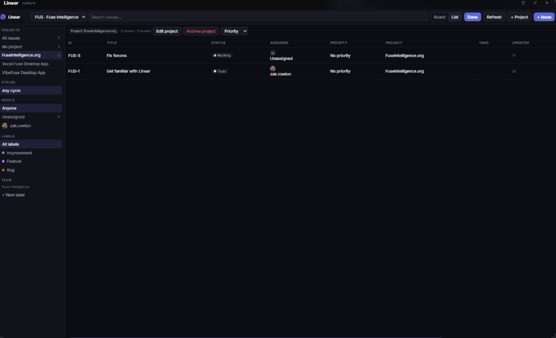 List View