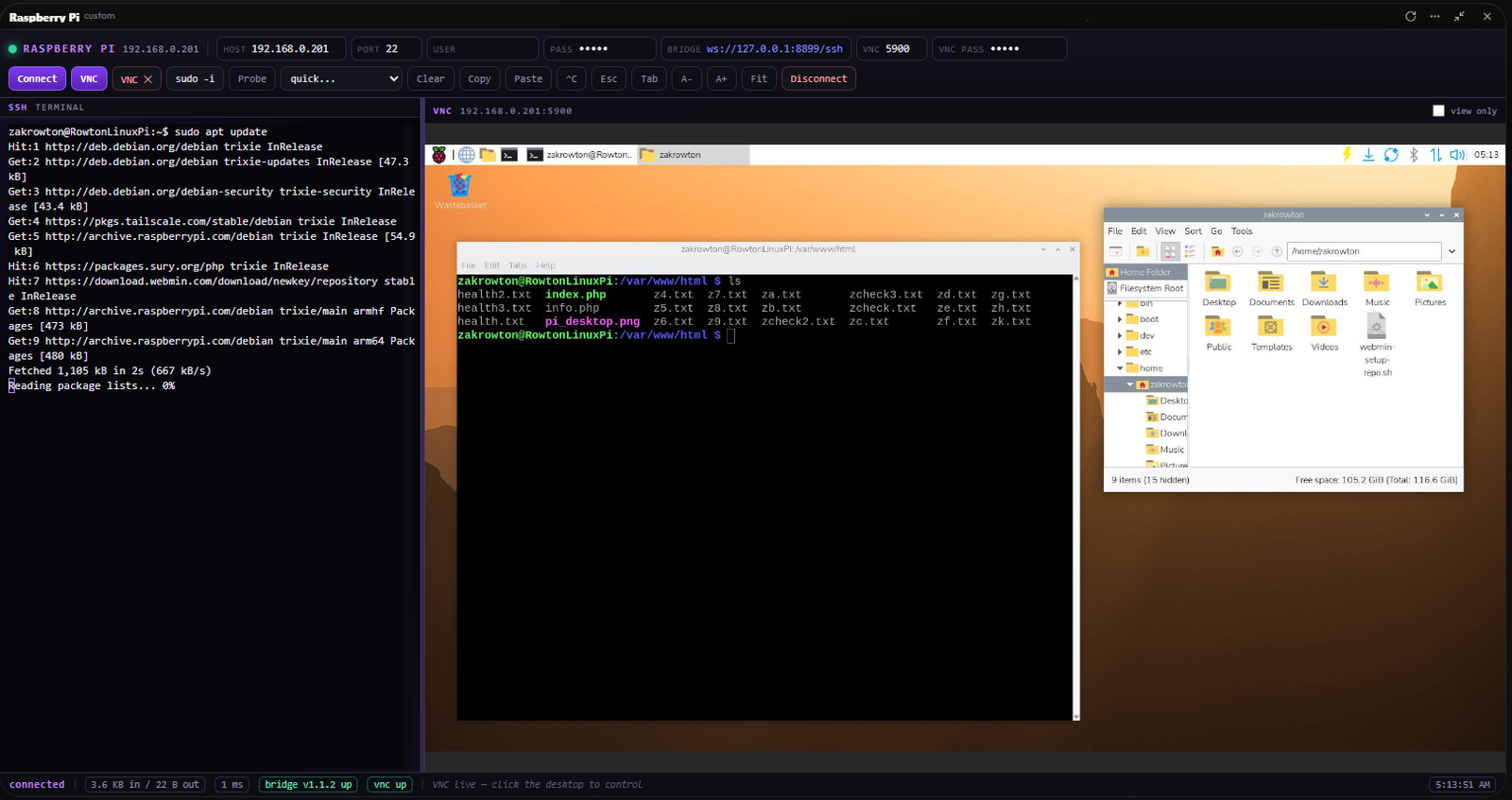 Real-Time ssh Streaming